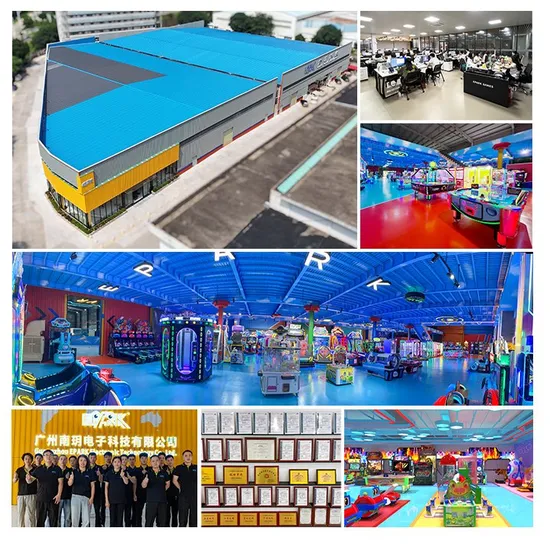 Blue Car Coin Operated Arcade Kiddie Ride Amusement Equipment 