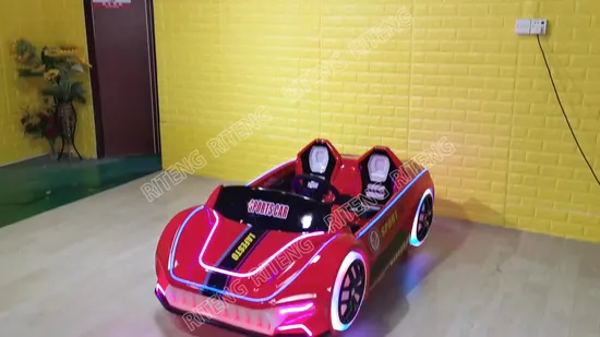 Mini-Fahrauto, Vergnügungspark, Indoor, wiederaufladbare Batterie, Fernbedienung, automatische Fahrzeuge, Auto, Spielzeug, Fahrt auf 12 V für Kinder