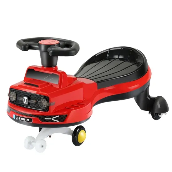 Kinderschaukel, Wiggle Twist Car, Aufsitzauto mit Licht und Musik