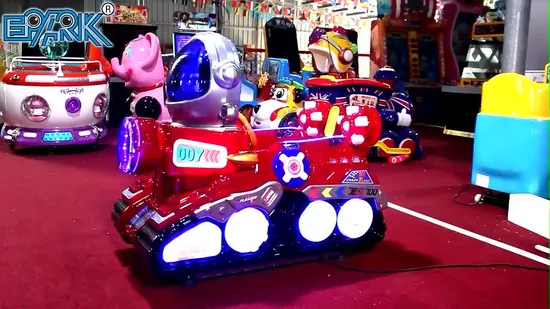 Kinder Elektrolokomotive Team Monkey MP5 Münzbetriebene Kiddie Ride